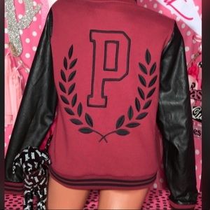 VS PINK Varsity Snap Jacket...TAKING OFFERS!!!